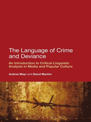 cover image of The Language of Crime and Deviance